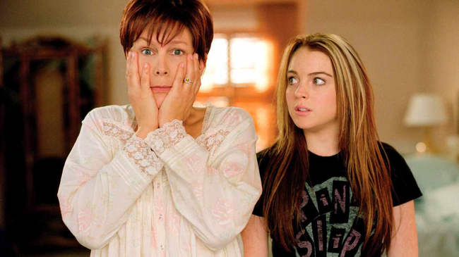 Jamie Lee Curtis & Lindsay Lohan in Freaky Friday