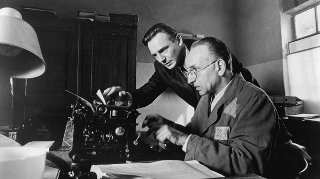 Liam Neeson & Ben Kingsley in Schindler's List