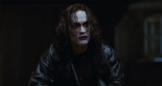 Brandon Lee in The Crow