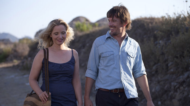 Julie Delpy & Ethan Hawke in Before Midnight