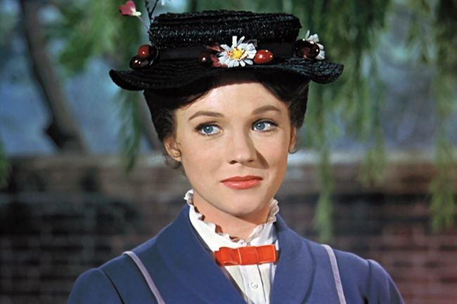 Julie Andews in Mary Poppins