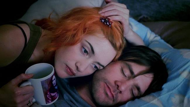 Kate Winslet & Jim Carrey in Eternal Sunshine of the Spotless Mind