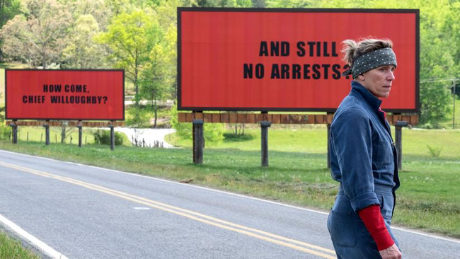 Frances McDormand in Three Billboards Outside Ebbing, Missouri