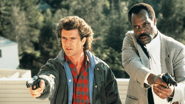 Mel Gibson & Danny Glover in Lethal Weapon