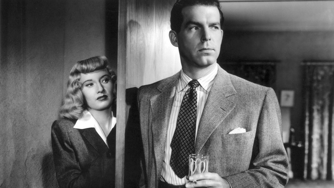 Barbara Stanwyck & Fred MacMurray in Double Indemnity