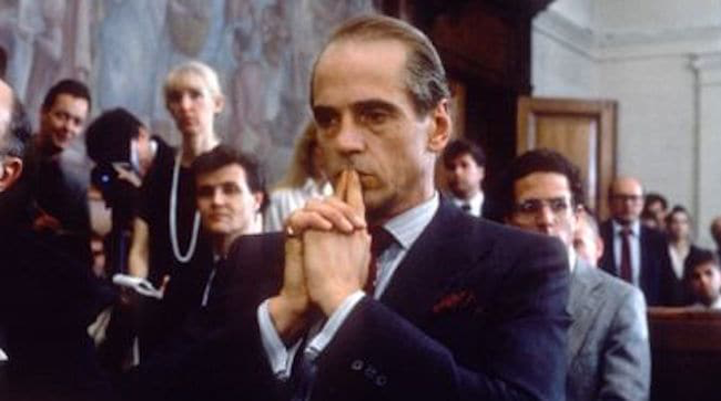 Jeremy Irons in Reversal of Fortune