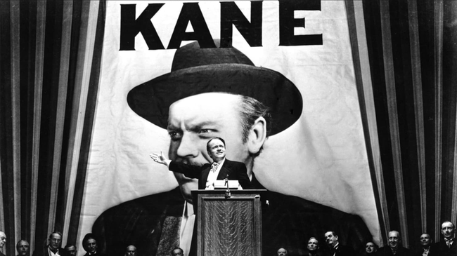 Orson Welles in Citizen Kane