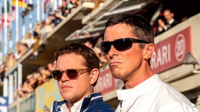 Matt Damon & Christian Bale in Ford vs Ferrari