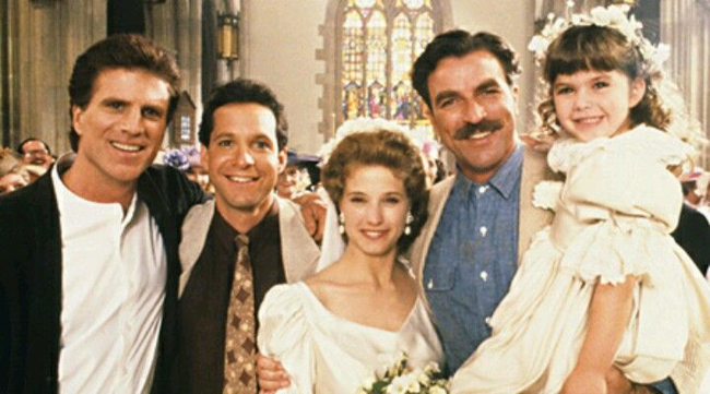 The cast of Three Men & A Little Lady