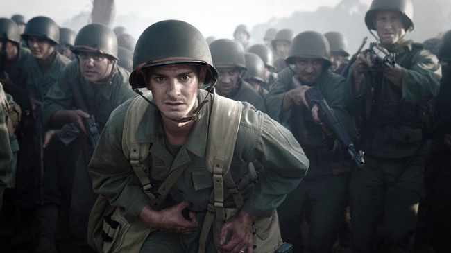 Andrew Garfield in Hacksaw Ridge