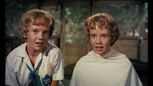 Hayley Mills (& Hayley Mills) in The Parent Trap