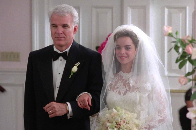 Steve Martin & Kimberley Williams in Father of the Bride