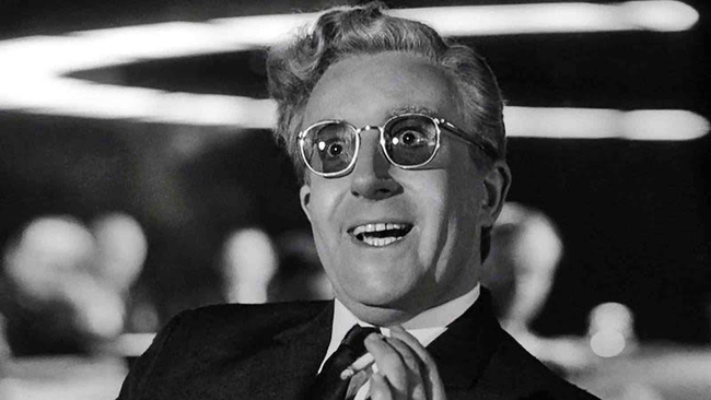 Peter Sellers in Dr. Strange love