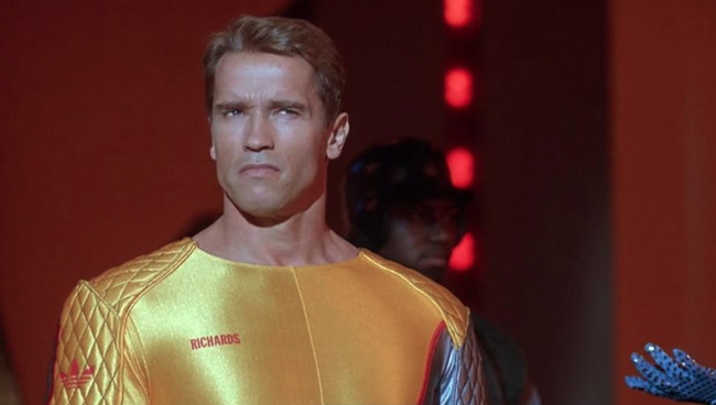 Arnold Schwarzenegger in The Running Man