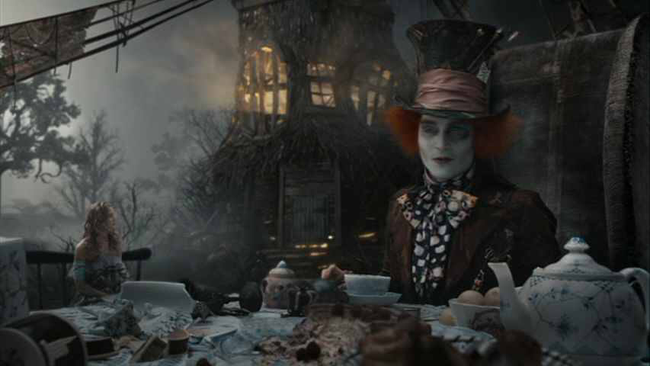 Johnny Depp in Alice In Wonderland