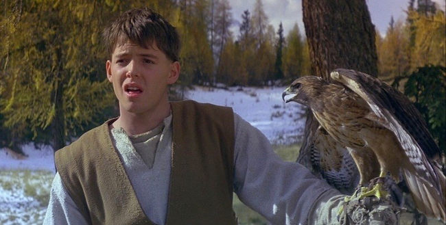 Matthew Broderick in Ladyhawke