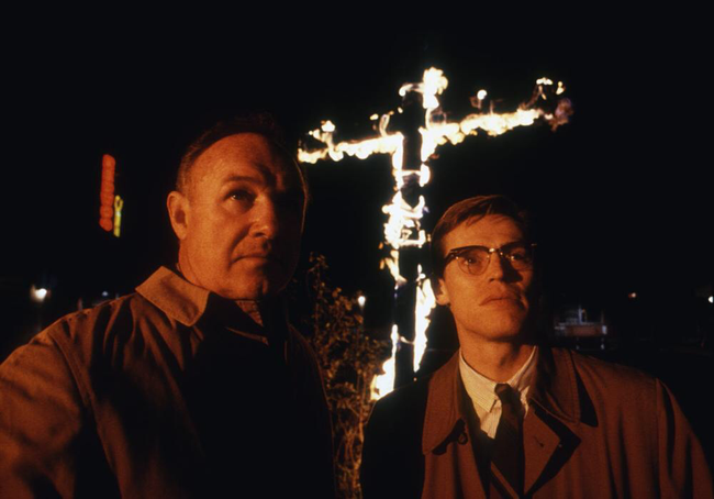 Gene Hackman & Willem Dafoe in Mississippi Burning