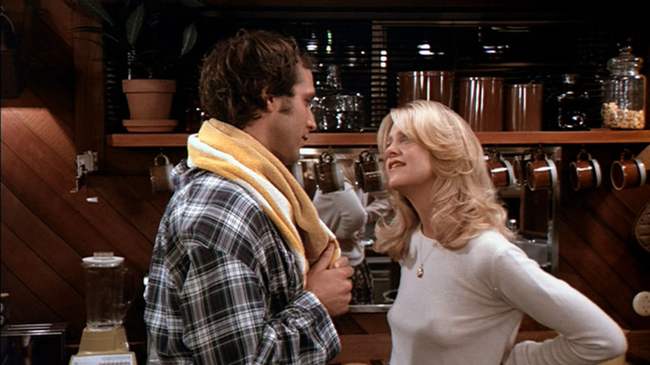 Chevy Chase & Goldie Hawn in Foul Play