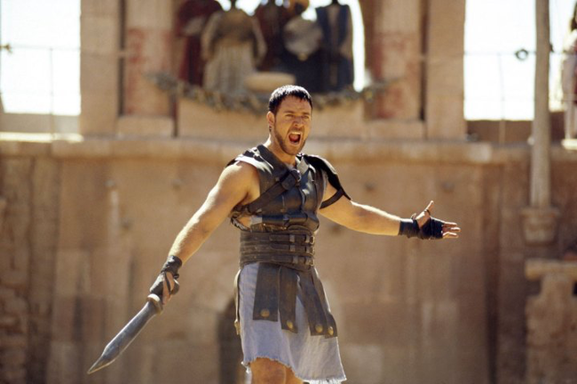 Russell Crowe in Gladiator