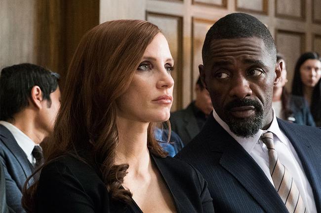 Jessica Chastain & Idris Elba in Molly's Game