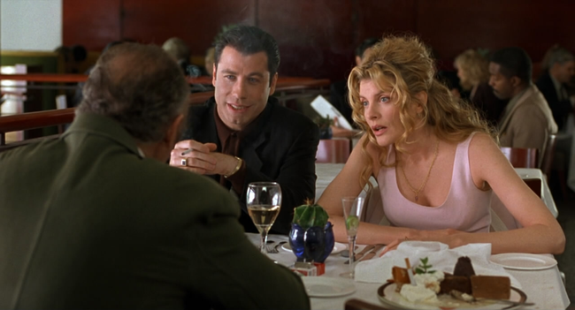 John Travolta & Rene Russo in Get Shorty