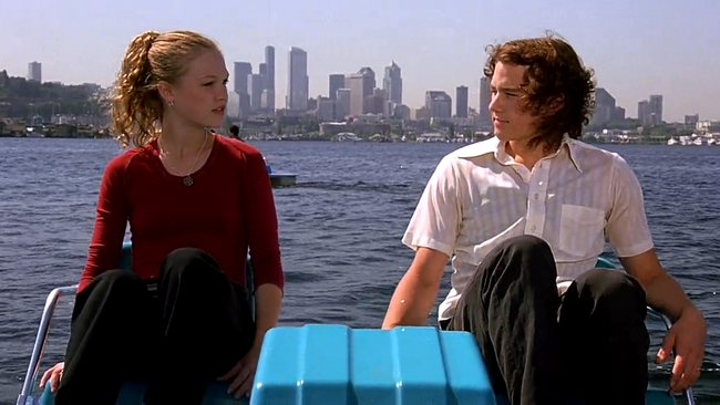 Julia Stiles & Heath Ledger in 10 Things I Hate About You