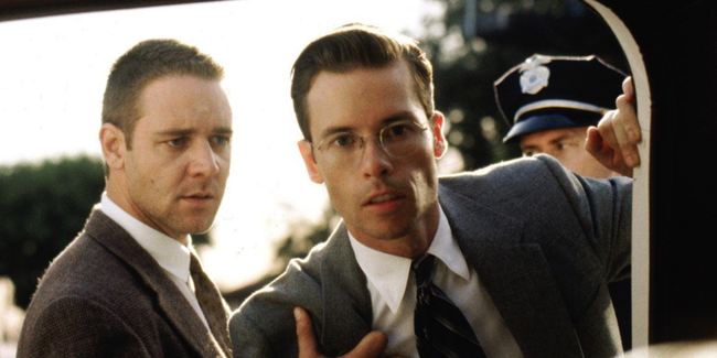 Russell Crowe & Guy Pearce in L.A. Confidential