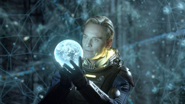 Michael Fassbender in Prometheus