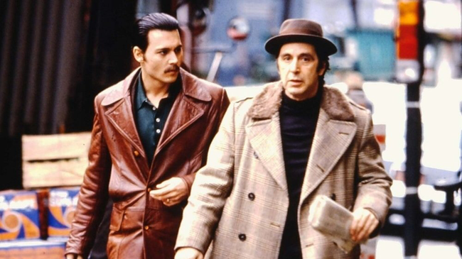 Johnny Depp & Al Pacino in Donnie Brasco