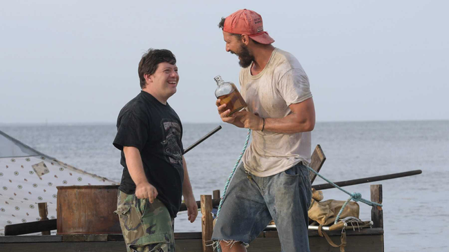 Zack Gottsagen & Shia LaBeouf in The Peanut Butter Falcon