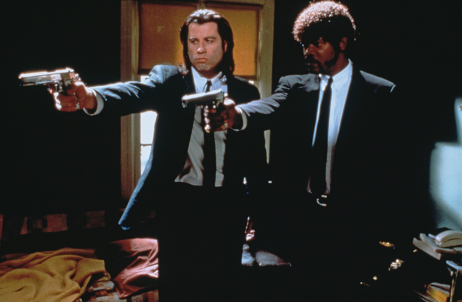 John Travolta & Samuel L. Jackson in Pulp Fiction