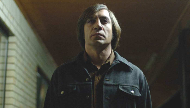 Javier Bardem in No Country for Old Men