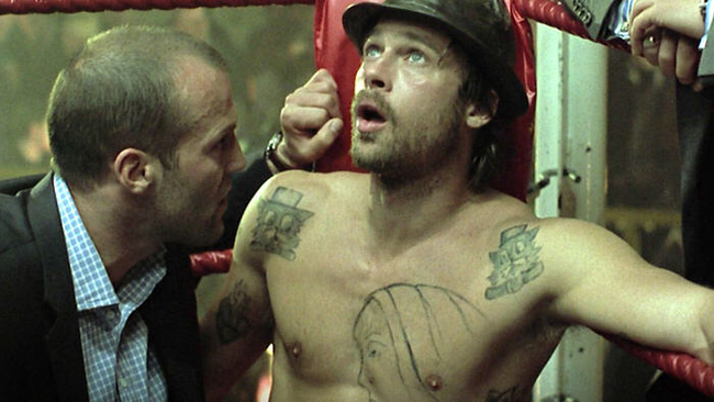 Jason Statham & Brad Pitt in Snatch
