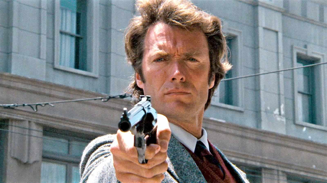 Clint Eastwood in Dirty Harry