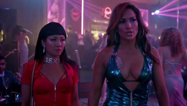 Constance Wu & Jennifer Lopez in Hustlers