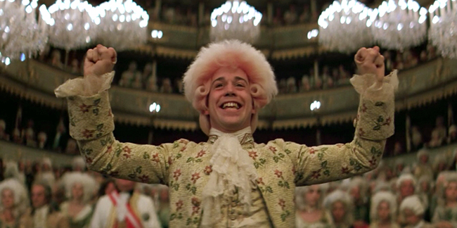 Tom Hulce in Amadeus