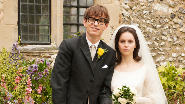 Eddie Redmayne & Felicity Jones in The Theory Of Everything