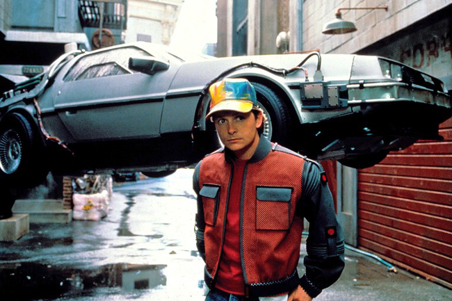 Michael J. Fox in Back to the Future part II