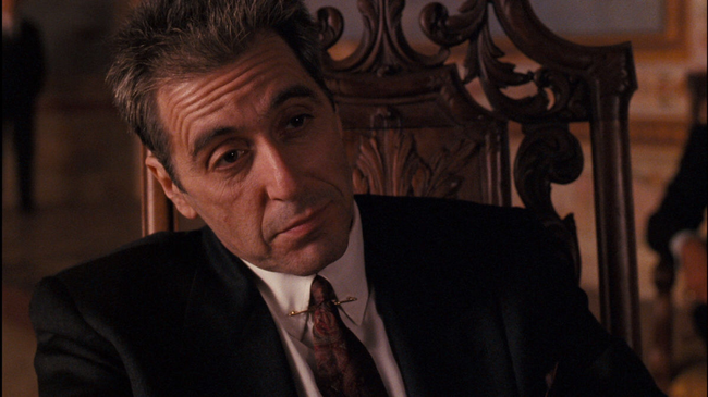 Al Pacino in The Godfather part III