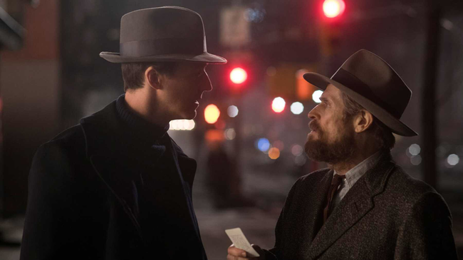 Edward Norton & Willem Dafoe in Motherless Brooklyn