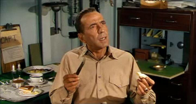 Humphrey Bogart in The Caine Mutiny