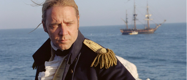 Russell Crowe in Master & Commander: The Far Side of the World