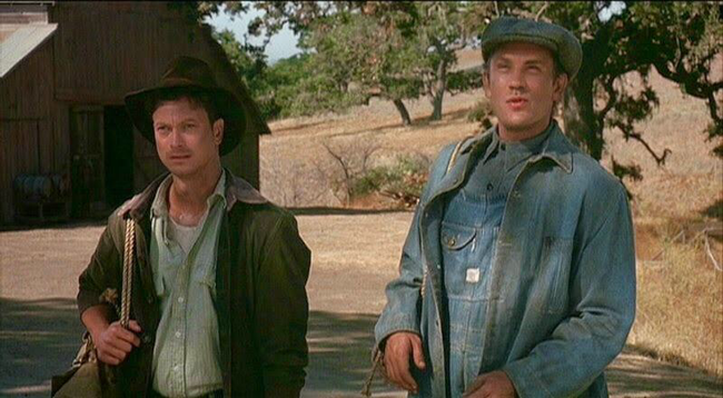 Gary Sinise & John Malkovich in Of Mice & Men