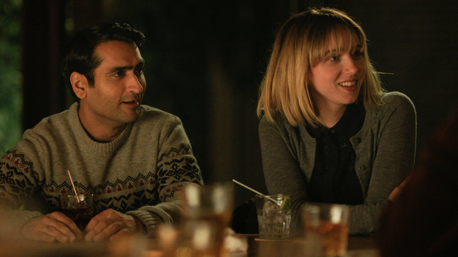 Kumail Nanjiani & Zoe Kazan in The Big Sick