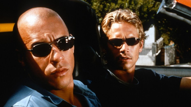 Vin Diesel & Paul Walker in The Fast & The Furious