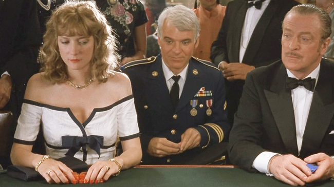 Glenne Headly, Steve Martin & Michael Caine in Dirty Rotten Scoundrels