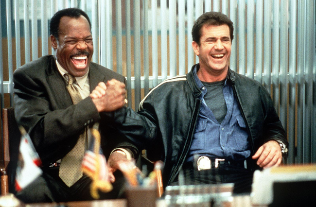 Danny Glover & Mel Gibson in Lethal Weapon 4