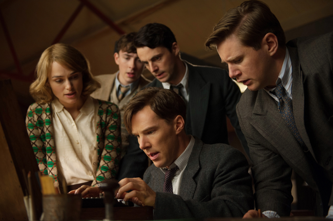 The cast of The Imitation Game