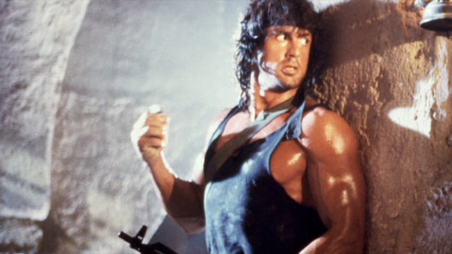 Sylvester Stallone in Rambo III