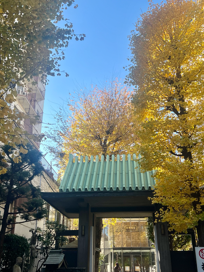 新宿区大久保の書道教室のお寺